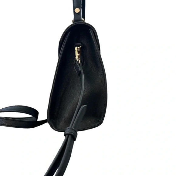 Dune London Women's Black Textured Purse e/ Top Handle and Adjustable Strap - Picture 2 of 11